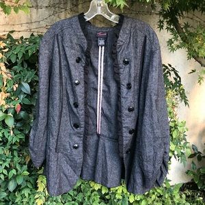 Plus Size Torrid Dark Gray size 22 light jacket